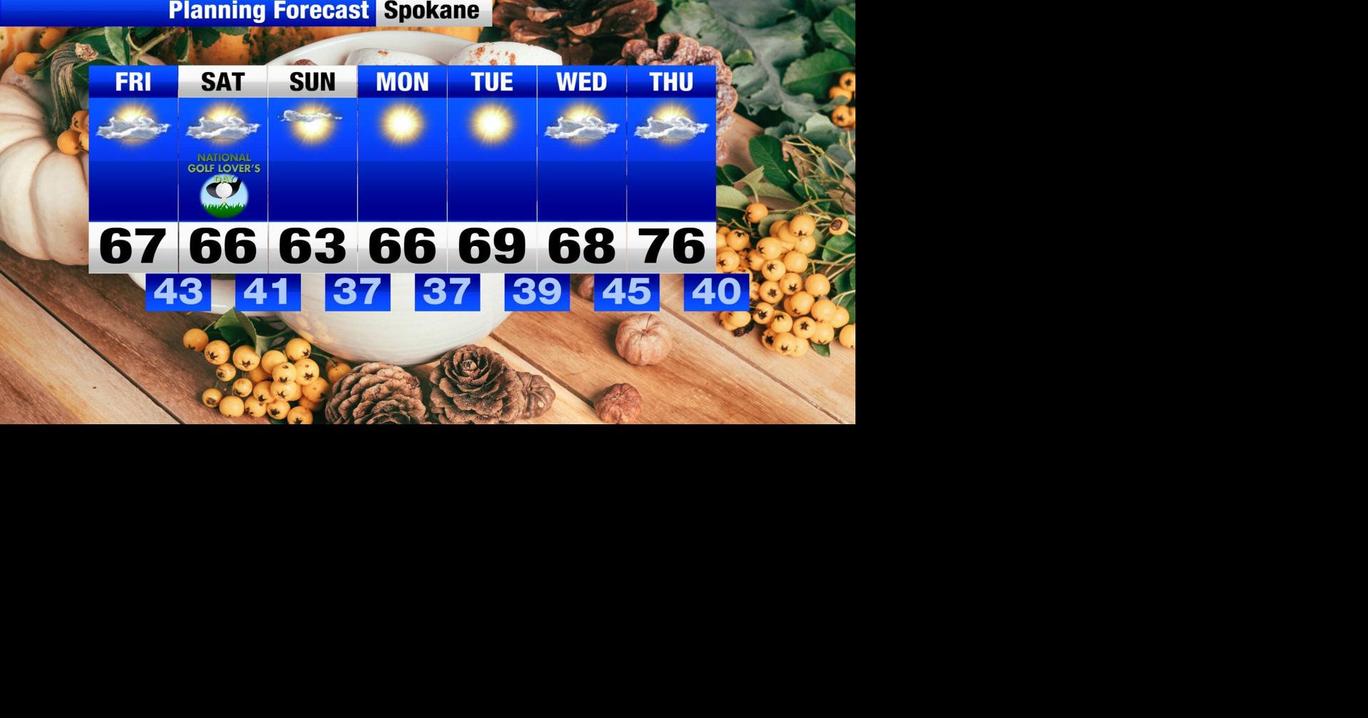 Cloudy start before afternoon sunshine and a nice fall weekend ahead ...