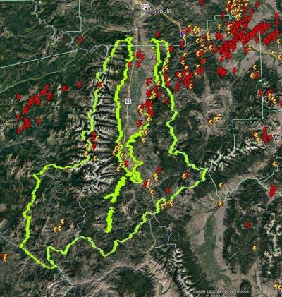 Bitterroot Nat'l Forest reporting 2 new fires late Thurs, 8 total ...