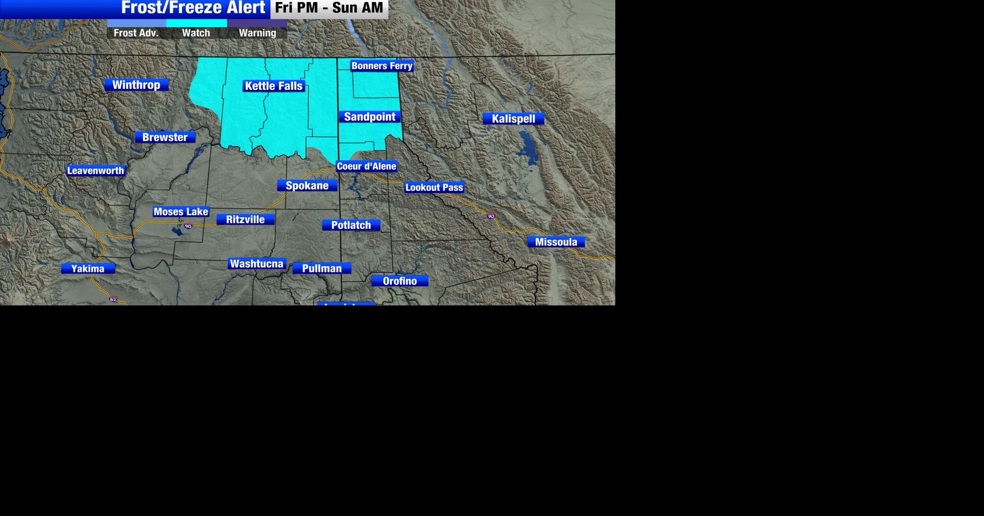 Sunny and warm during the day for the weekend but overnight lows trend ...