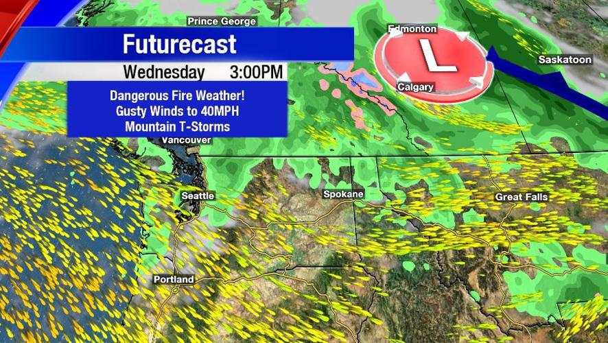 Gusty Winds Bring Dangerous Fire Conditions Mid-Week | Spokane News ...