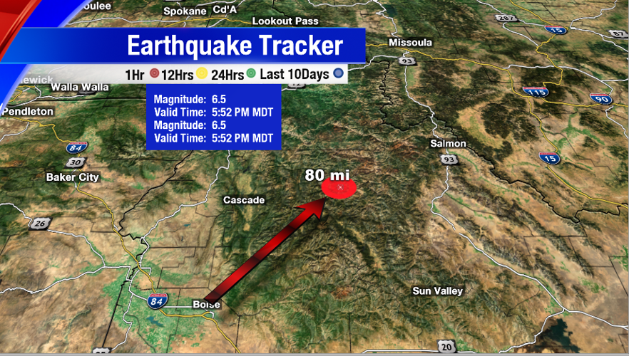 6.5 earthquake rocks southern Idaho, according to USGS