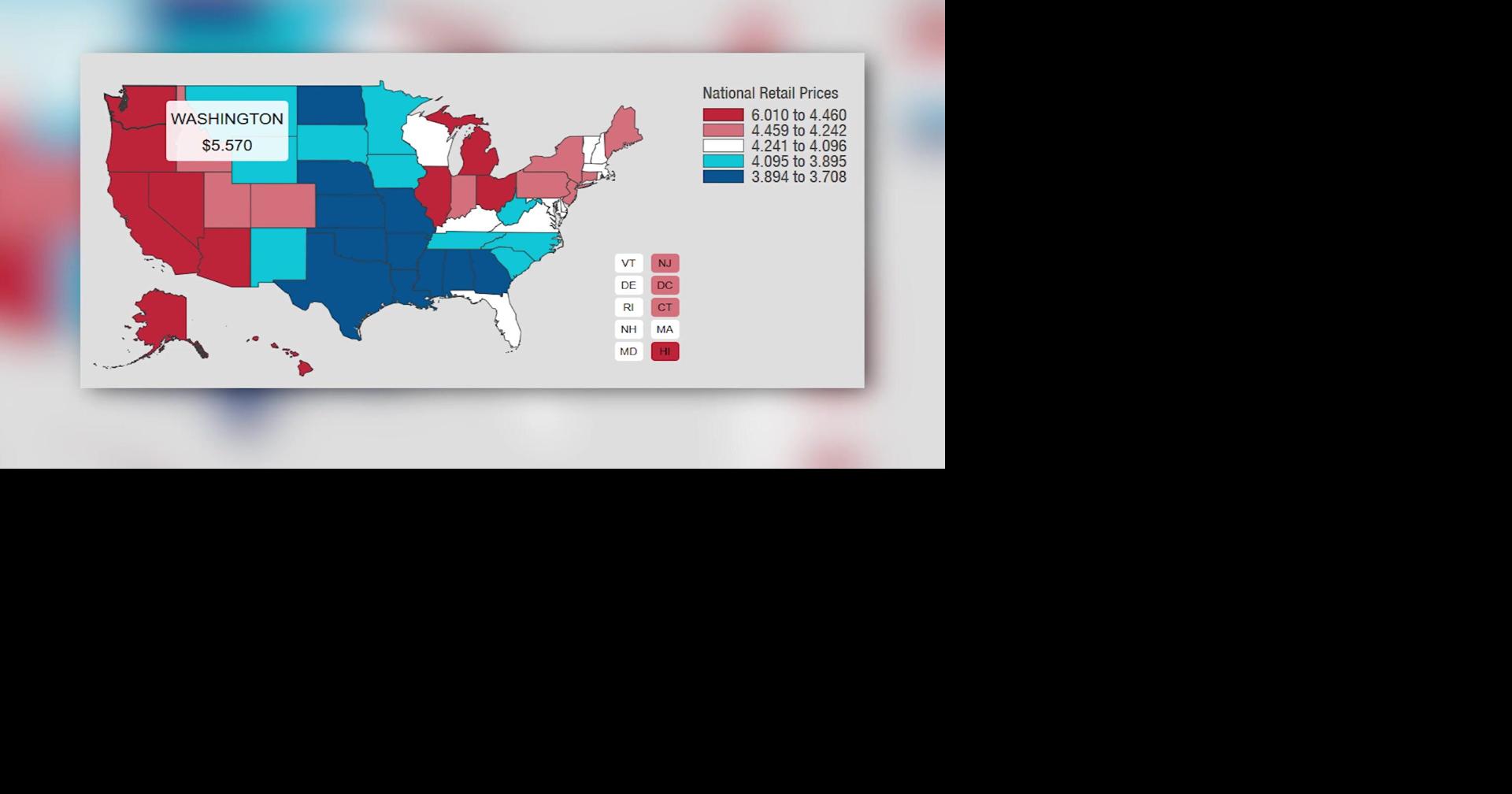 Washington state gas prices near record as Spokane and Tri-Cities see ...