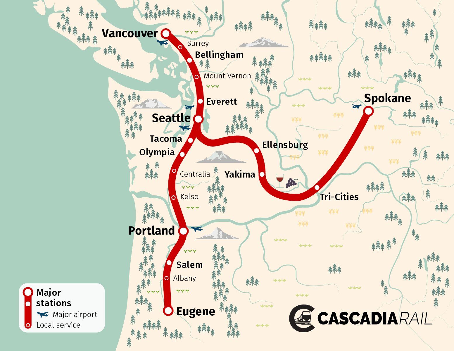 Seattle to Portland in just 90 minutes An old idea to build high