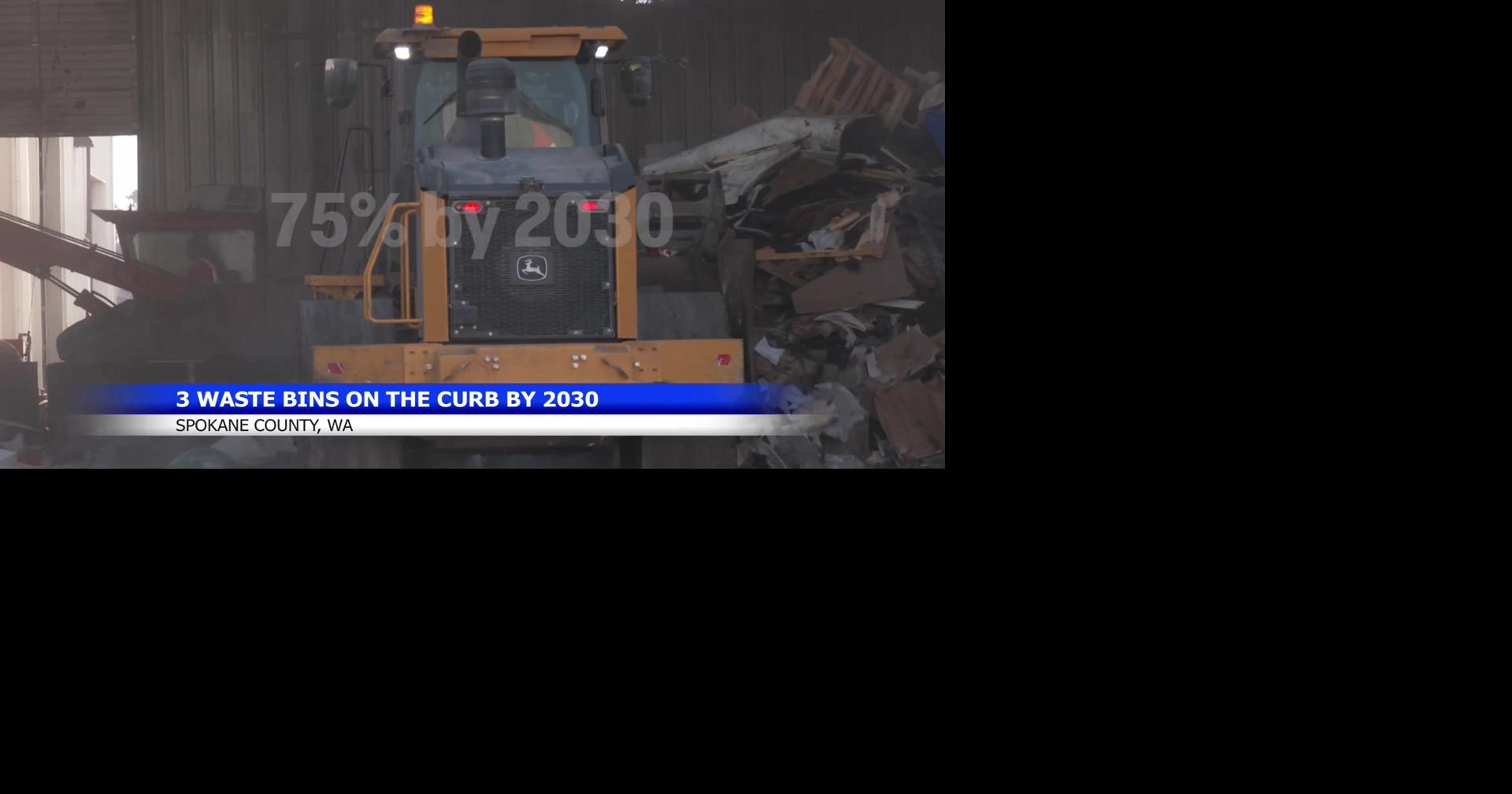 Three bin required on the curb in major cities in Washington State by 2030
