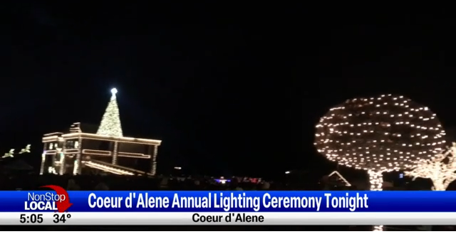 Annual Lighting Ceremony dazzles the crowd in Coeur d'Alene | Spokane ...