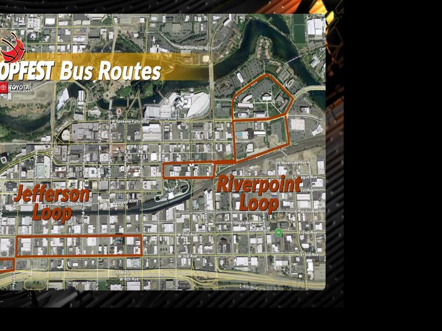 Hoopfest road closures and shuttle routes News