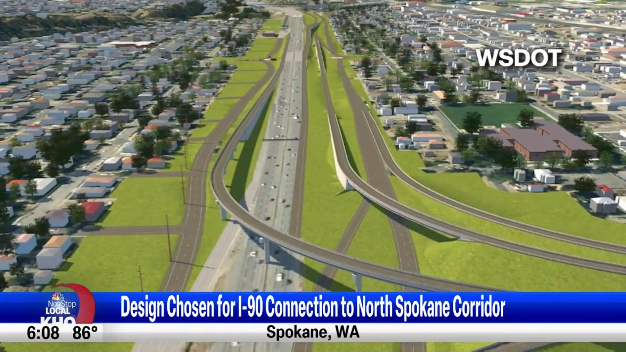 WSDOT Selects Option For Construction On I-90 And US-395 North Spokane ...