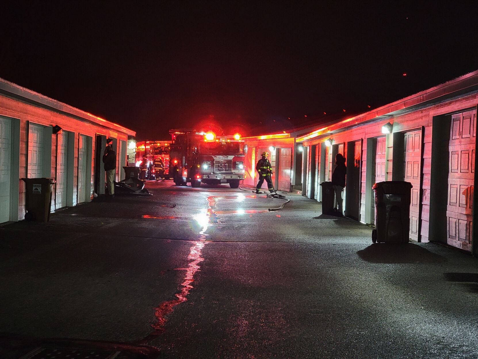 Spokane firefighters respond to garage fire at Trestle Creek Apartments ...