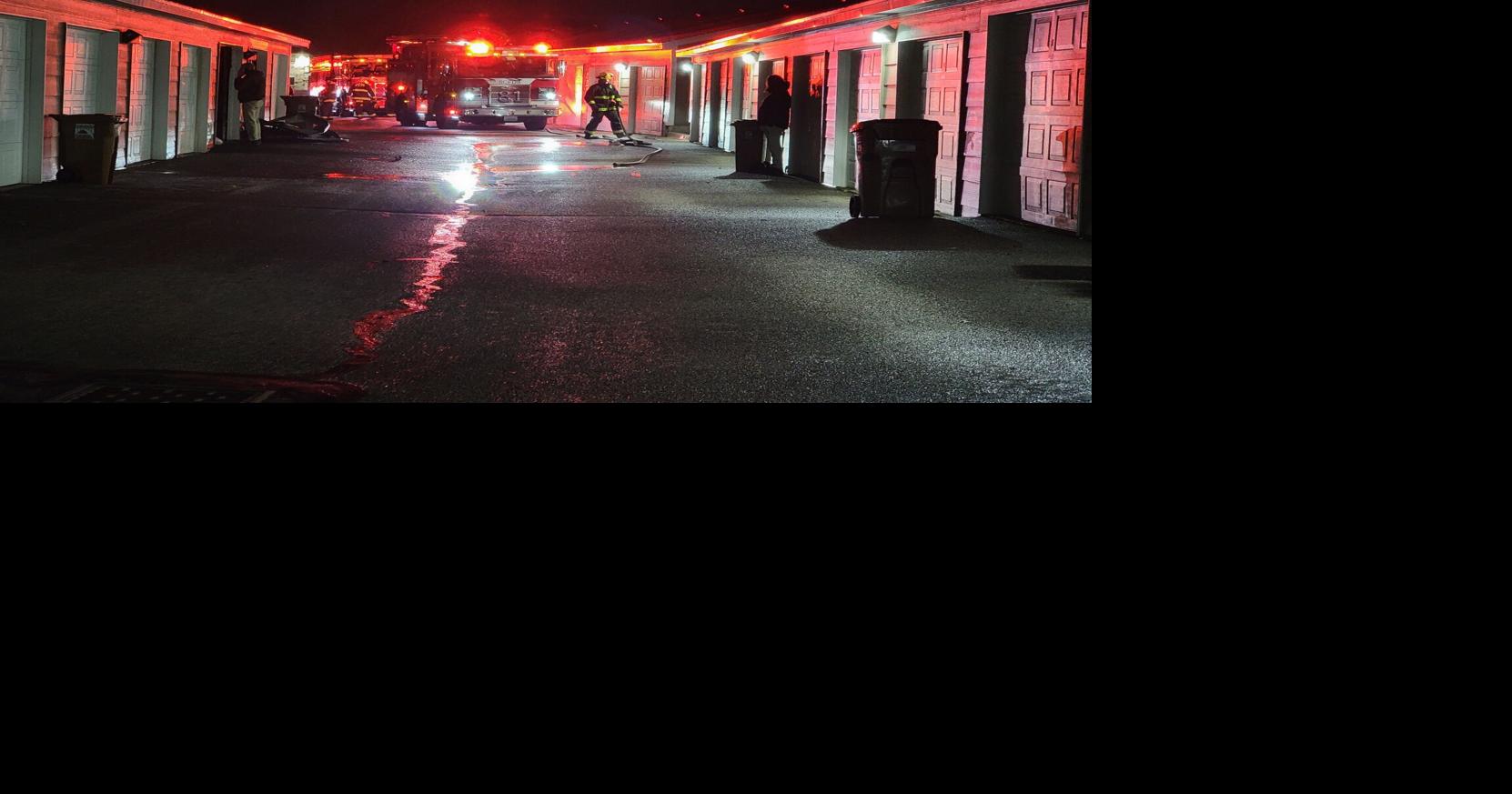 Spokane firefighters respond to garage fire at Trestle Creek Apartments ...