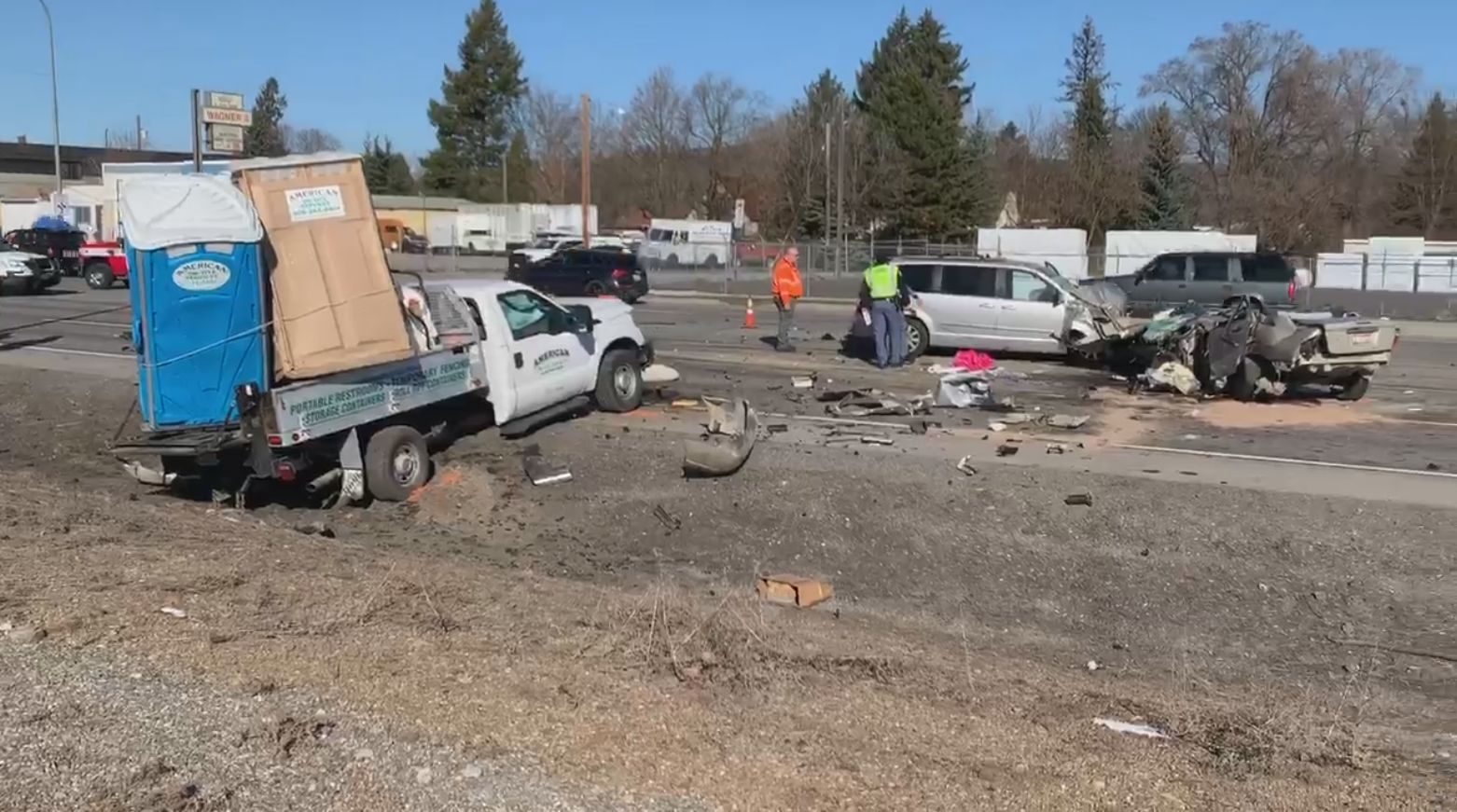 One Hospitalized After Multi-vehicle, Head-on Crash In Spokane Valley ...