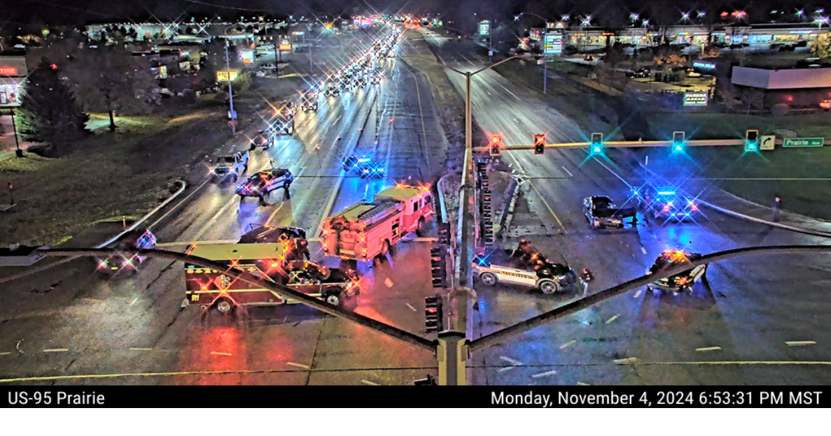 Car crash on U.S. Highway 95 near Hayden causes traffic delays during