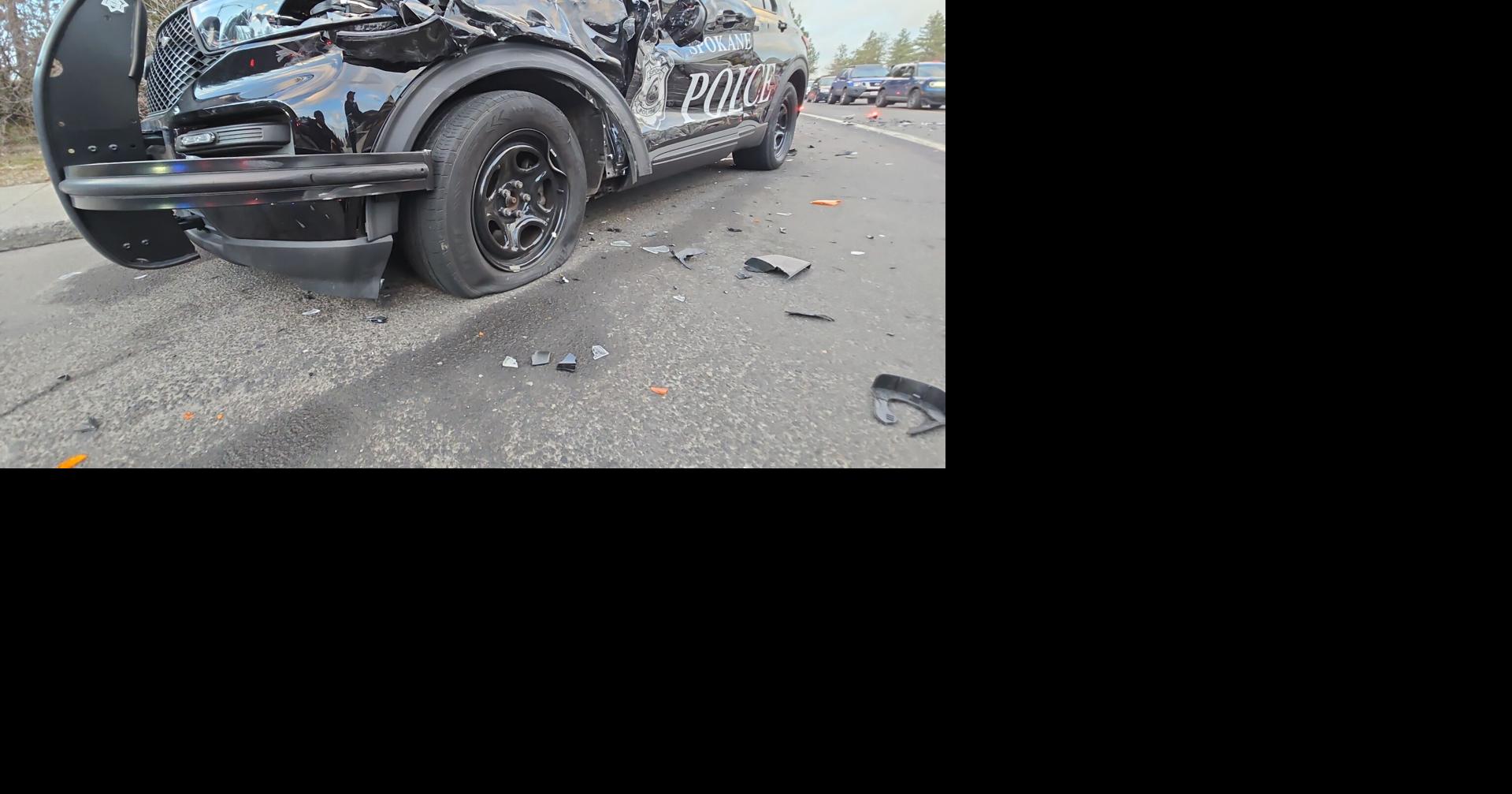 Man arrested for eluding, crashing into police car after alleged drive ...