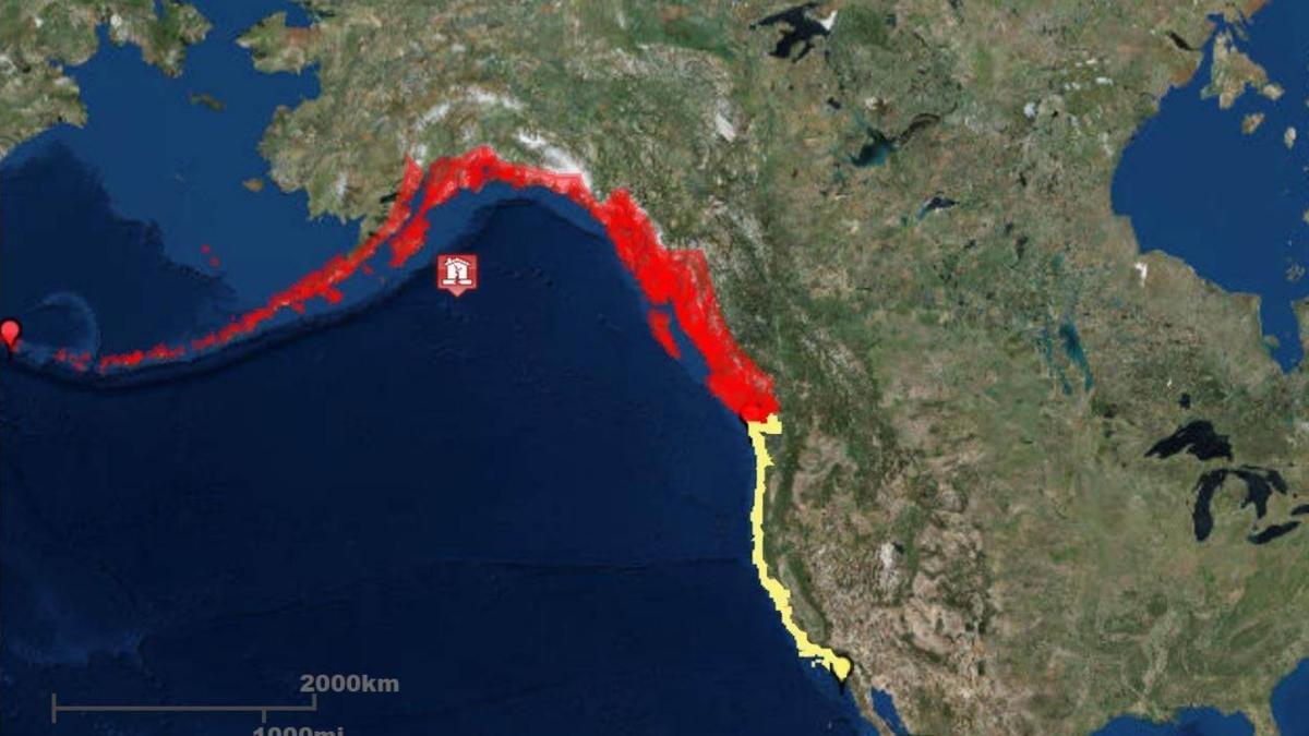 Tsunami Warning Withdrawn For West Coast After 8 2 Magnitude Quake Hits Alaska News Khq Com