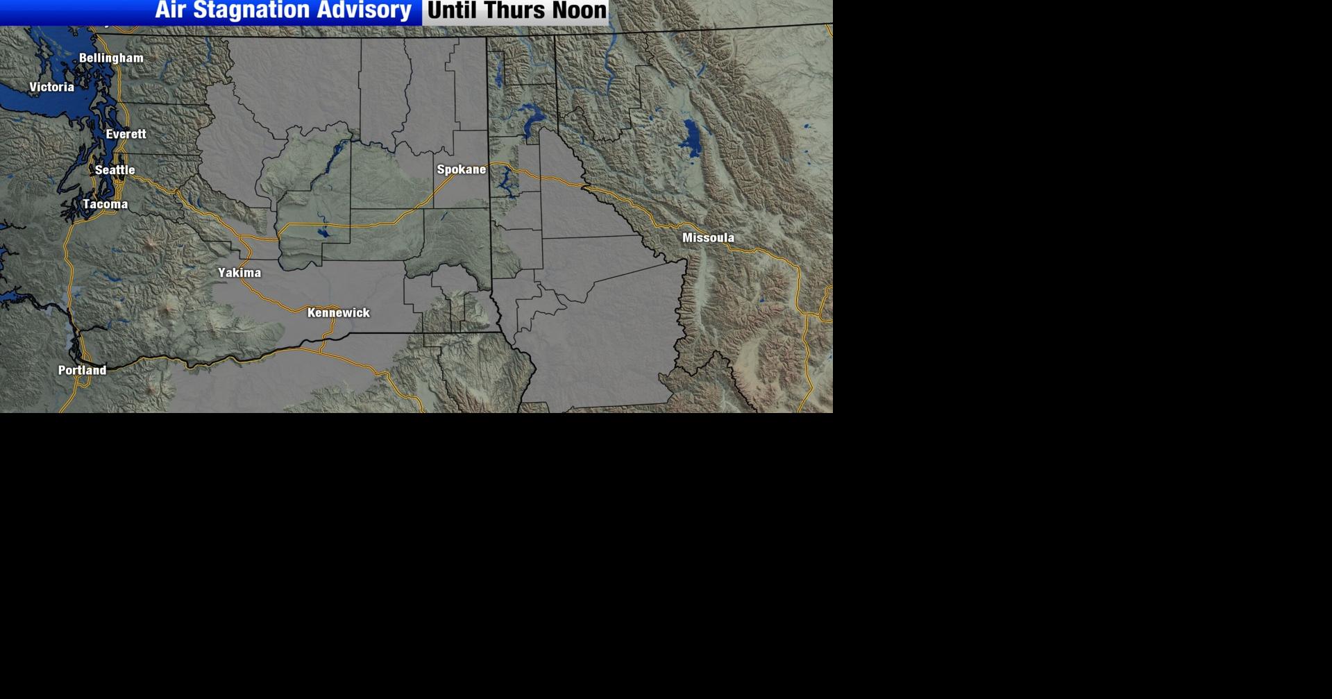 It will be a mild end to 2025 with a stagnant air advisory in place