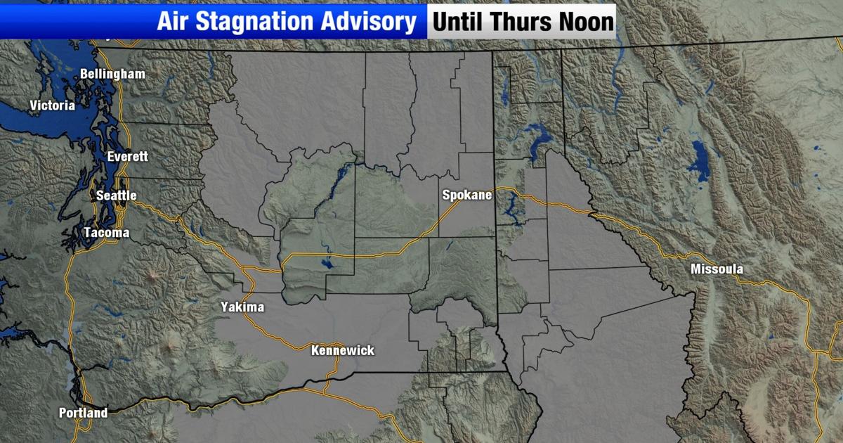 It will be a mild end to 2025 with a stagnant air advisory in place
