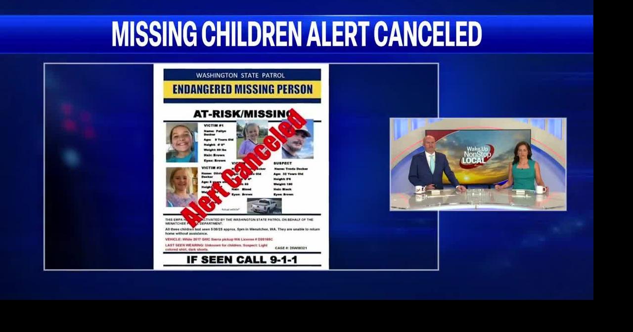 Alert canceled for three previously missing young girls in Wenatchee ...