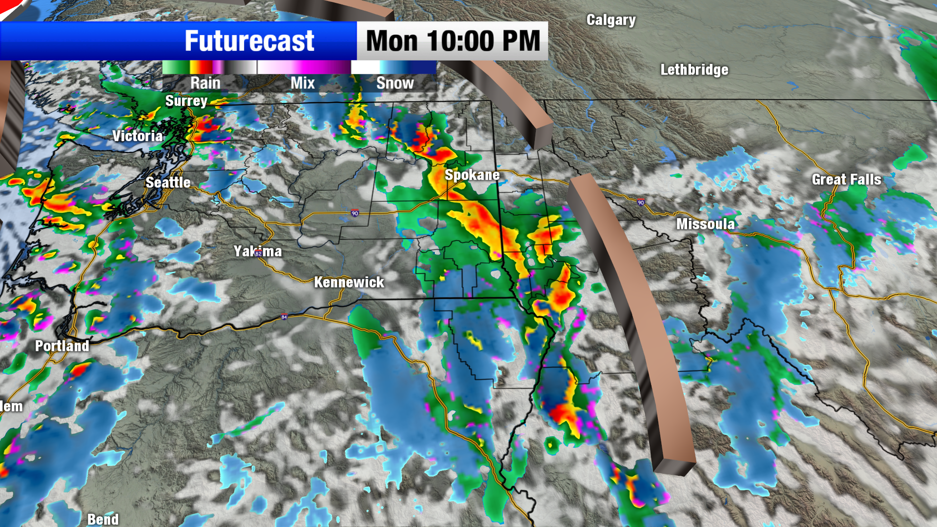Spring showers and below average temperatures | Weather | khq.com