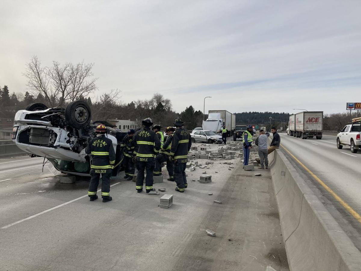 wallpapers Truck Rollover Today Wa update injury rollover crash cleared