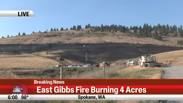 East Gibbs Fire In Spokane Burns 4 Acres | Washington Wildfires | Khq.com