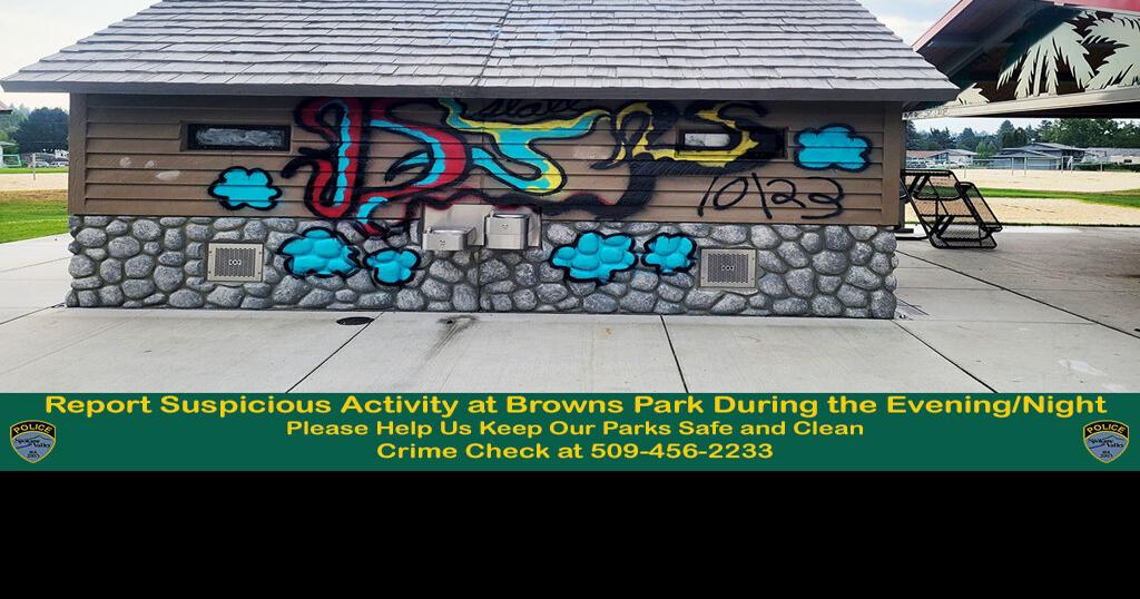 Spokane Valley Deputies Searching For Suspects Involved In Vandalism At Browns Park Spokane 3460