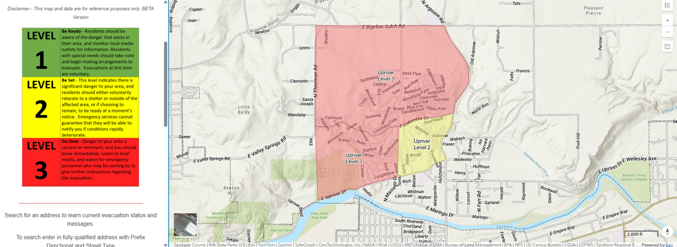 292-acre wildfire on Upriver Dr east of Spokane prompts evacuations