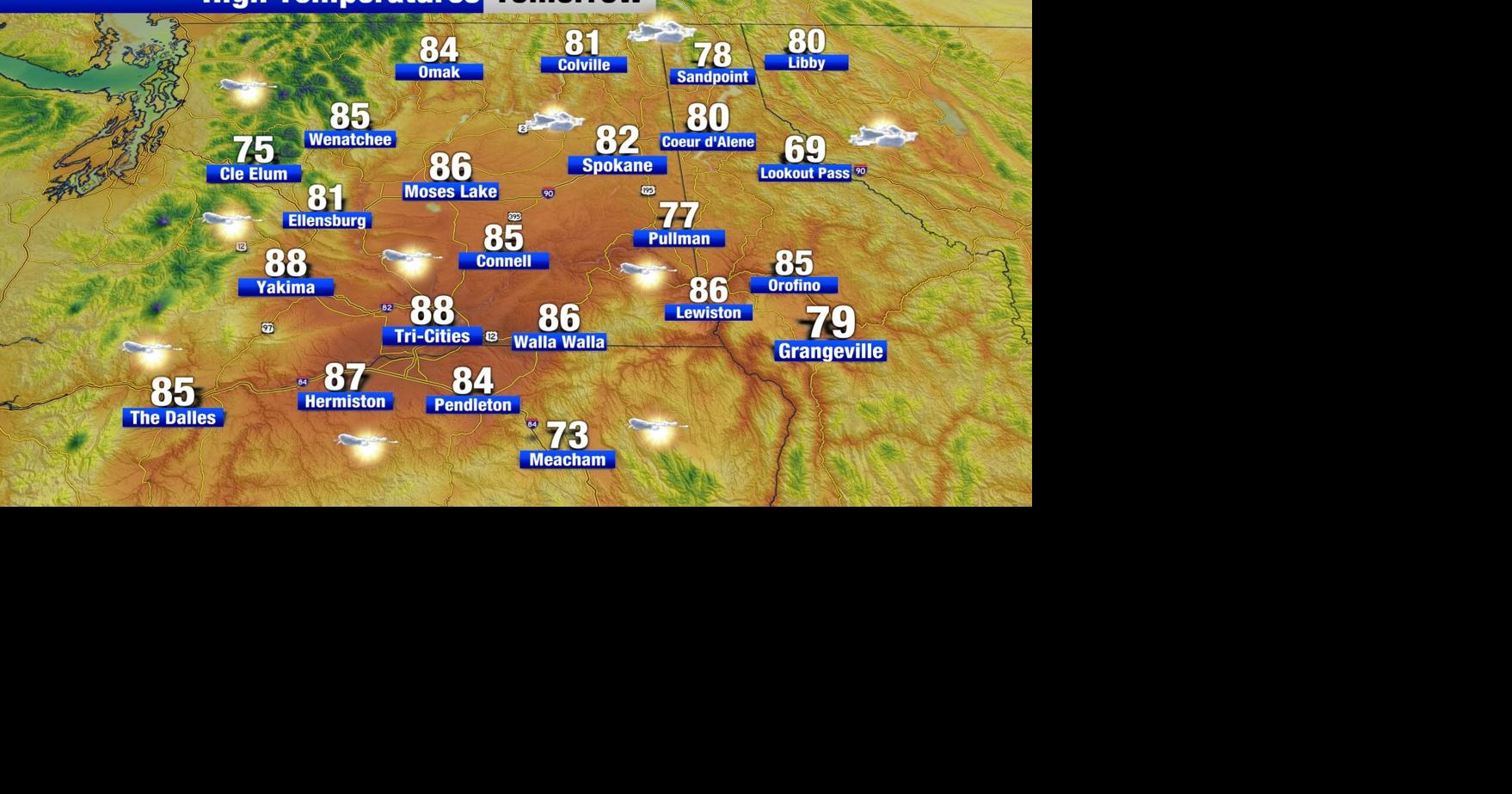 Temps remain above average