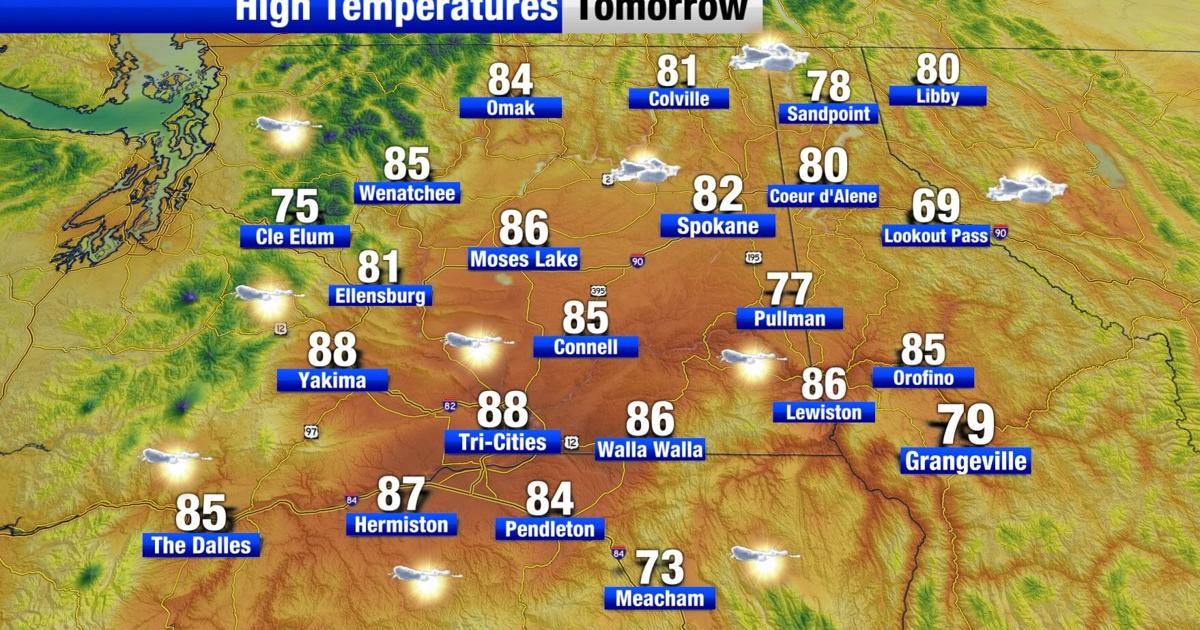 Temps remain above average