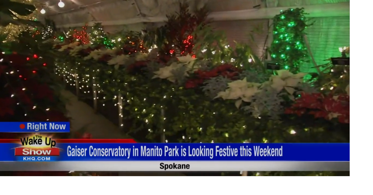 Holiday Lights on display at Gaiser Conservatory in Manito Park News