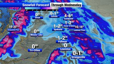 Winter weather returns to the region with heavy mountain snow moving in ...