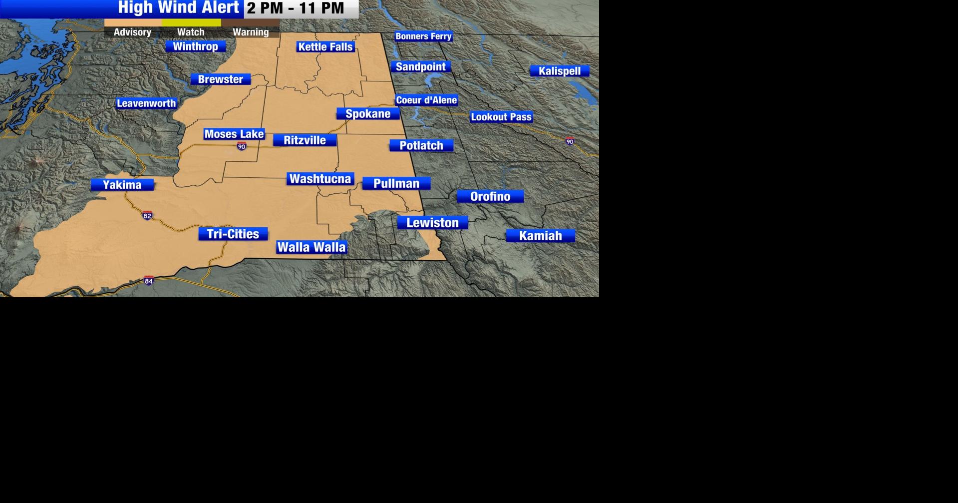 Weather system brings gusty winds, valley rain, mountain snow, and ...
