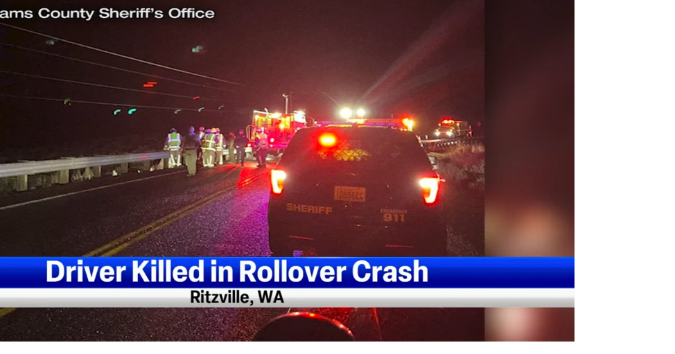 Driver of semitruck dead after rollover crash in Ritzville Spokane