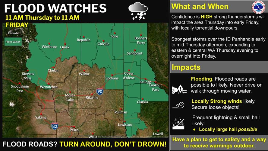 WEATHER ALERT: Flash flood watch issued for parts of Washington, Idaho ...