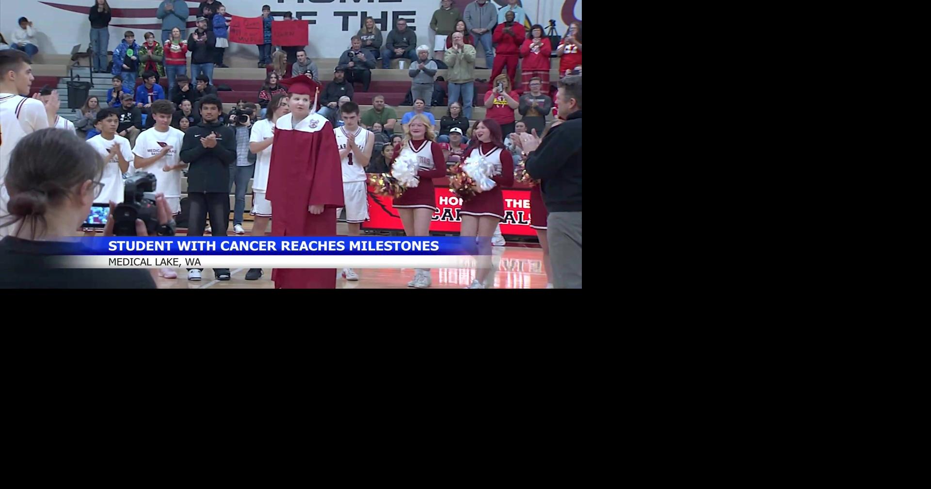 Medical Lake student with cancer reaches milestones