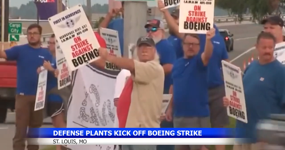 Thousands of Boeing employees on strike