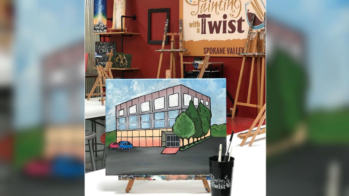 Paint The Office Building At Spokane Valley Paint And Sip Studio