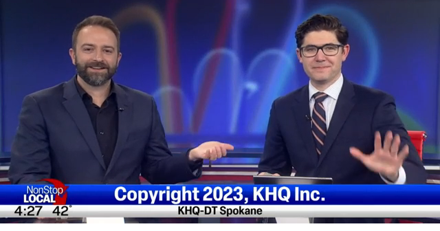 Cory Howard serenades Blake Jensen in final 4 p.m. broadcast