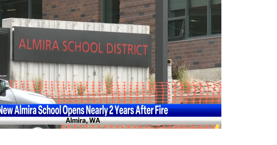 Almira has rebuilt their school, it now opens two years after the fire