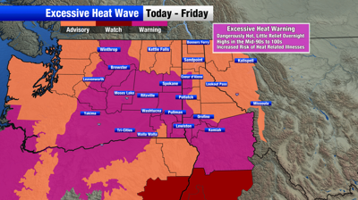 First heat wave of the season will bring scorching temps in the 90s and