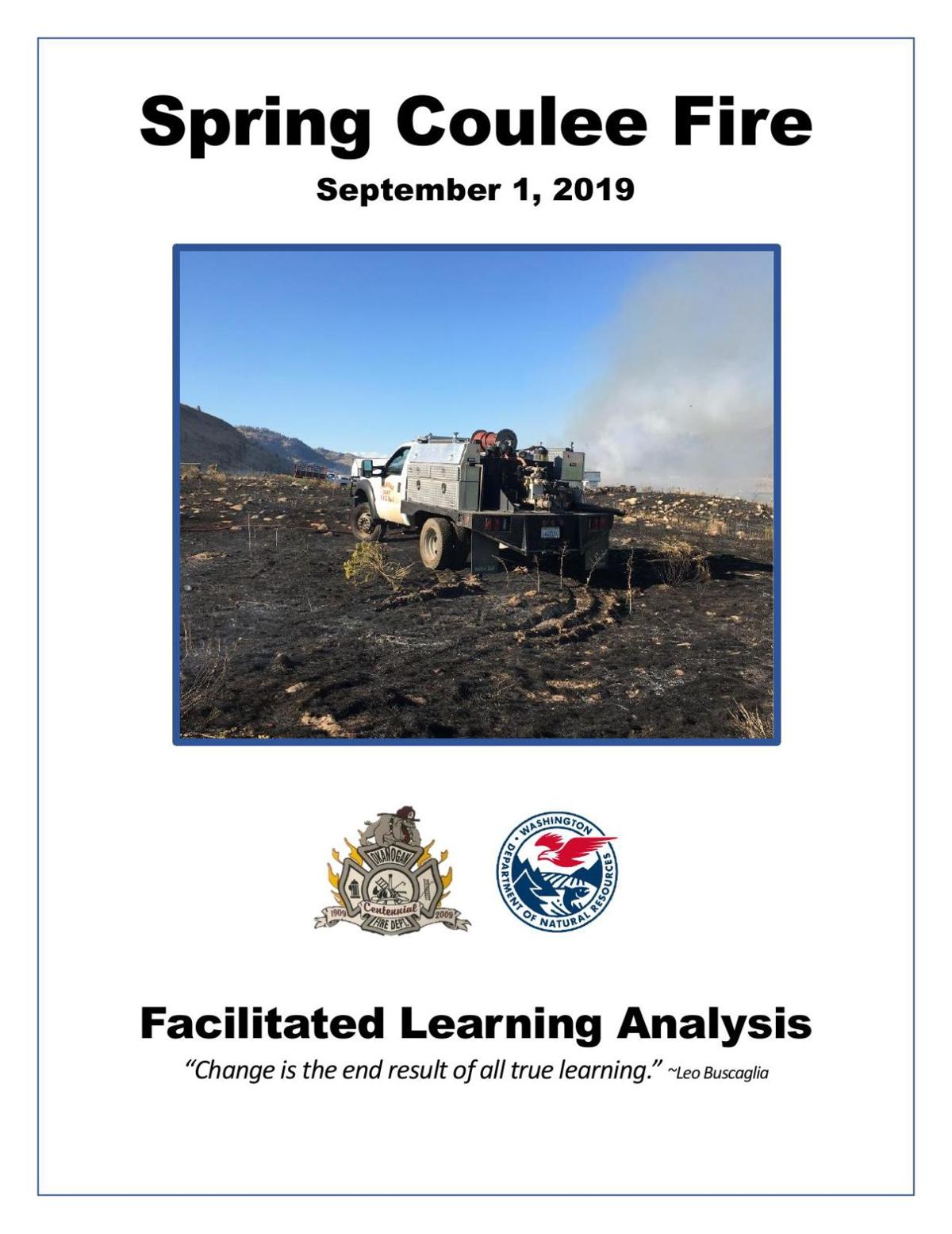 Spring Coulee Fire Facilitated Learning Analysis