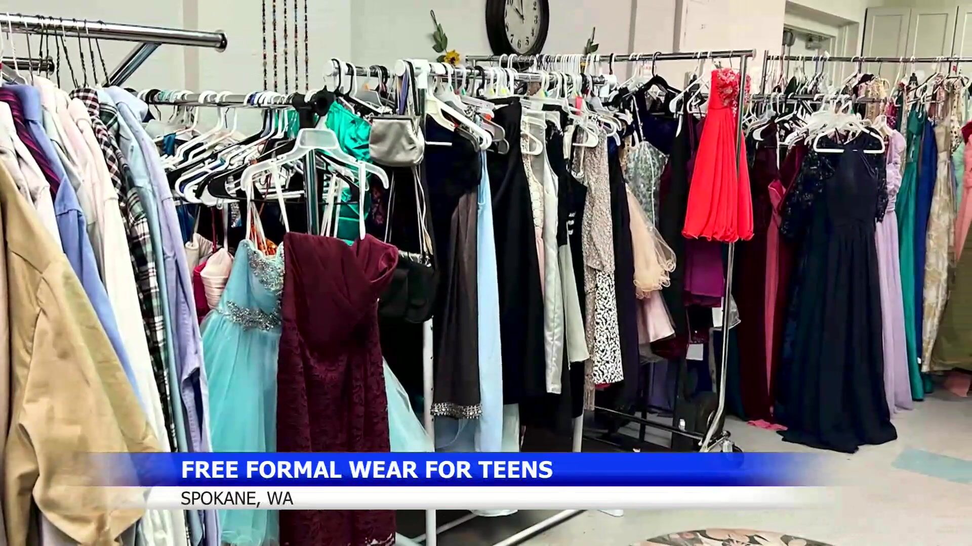 formal dress shops spokane Homecoming costs eased by free wear at Northeast Youth Center prom dress stores near me