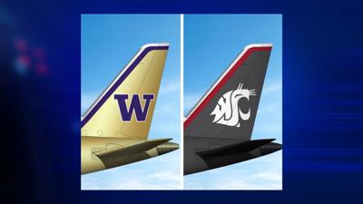 Horizon Air announces new UW, WSU painted aircraft ahead of Apple Cup