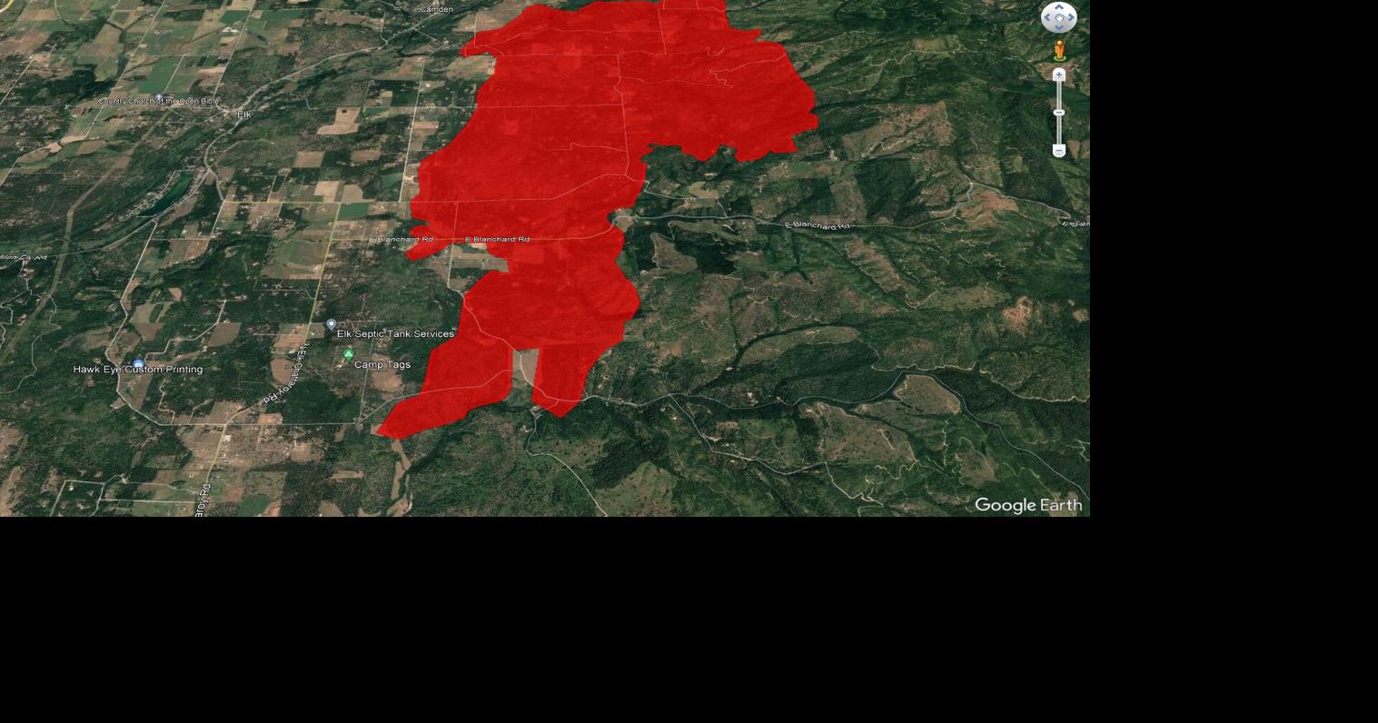 Here's where the fire in Elk has burned so far Spokane News