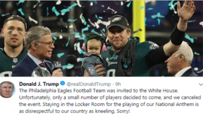 President cancels Super Bowl champs' White House visit after only ...