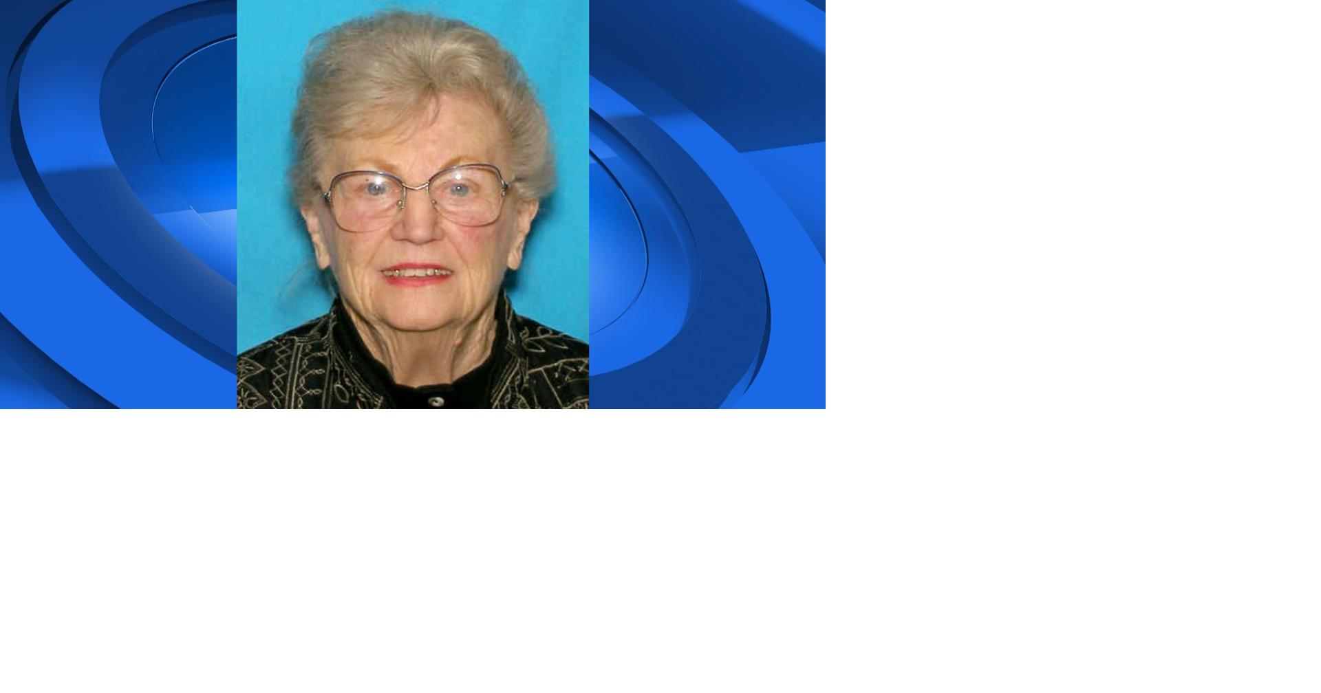 UPDATE 92yearold woman found after police find signs of forced entry