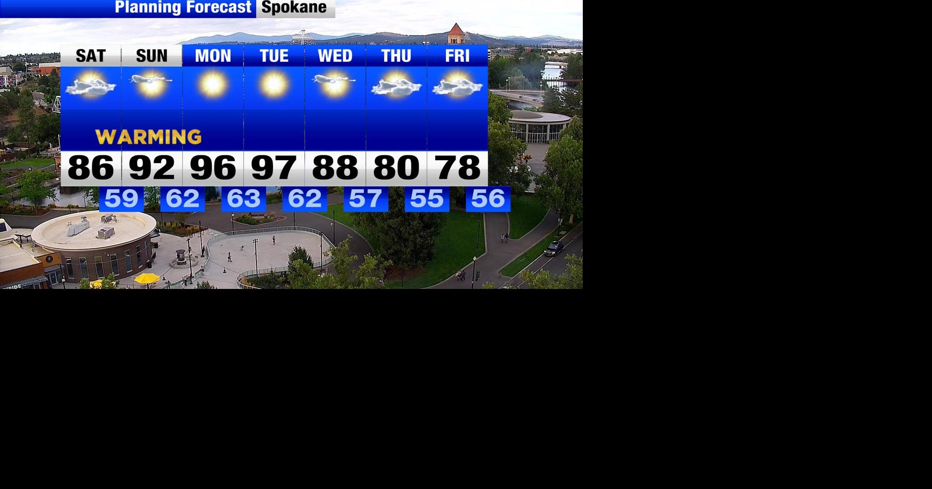 A warm sunny weekend followed by elevated fire danger | Weather | khq.com