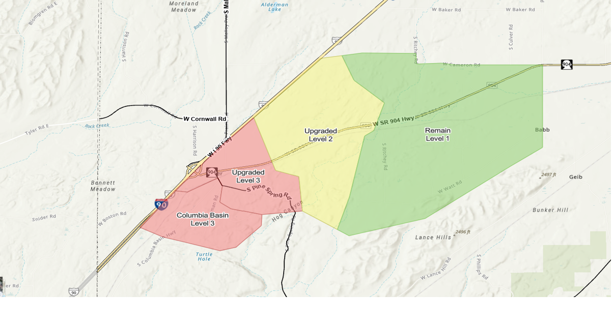 Level 3 (Go Now) evacuation orders issued for fire near Tyler | Spokane ...