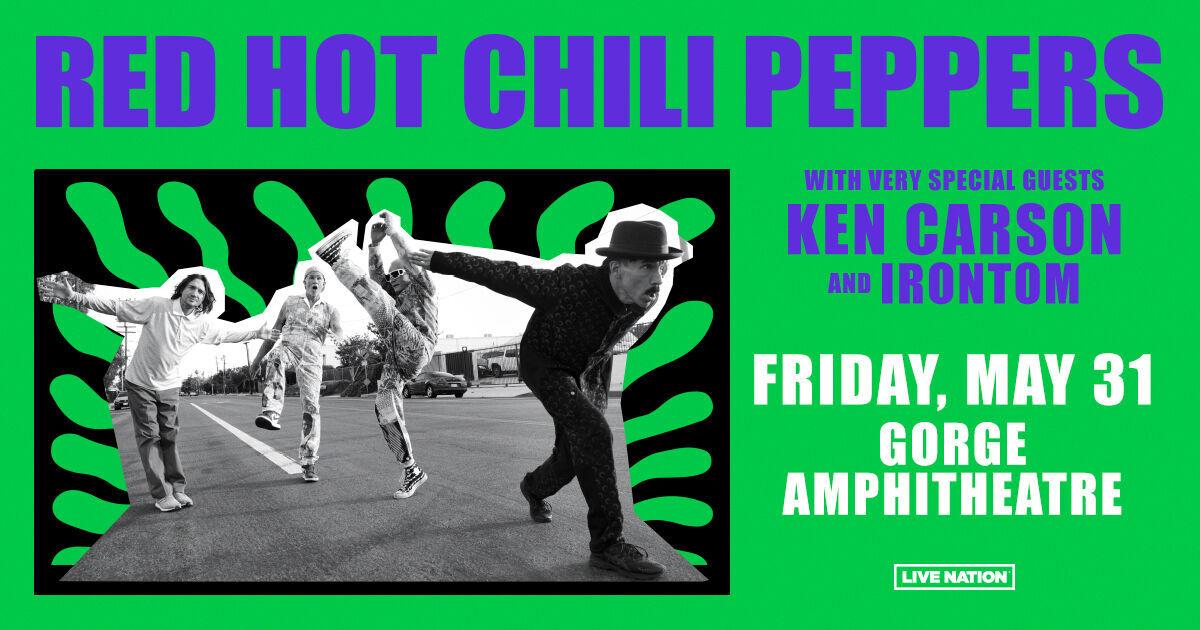 Red Hot Chili Peppers will make a stop at The Amphitheater in May