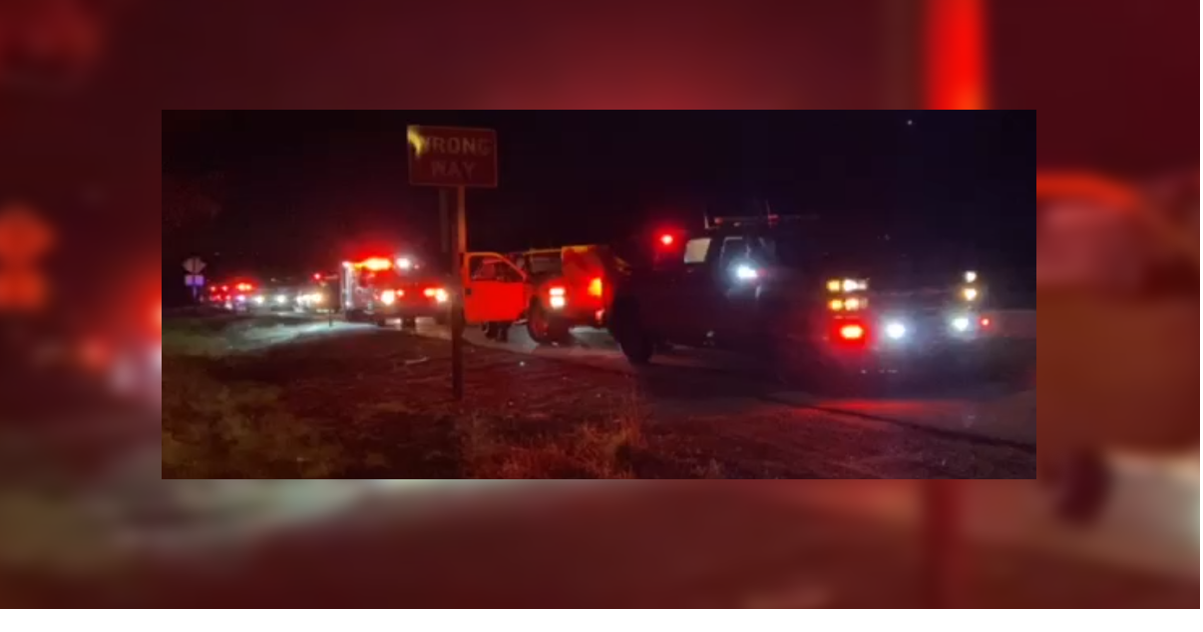 Spokane Fire Department engine involved in crash on US 195 Spokane