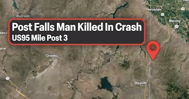 Post Falls man killed in head-on crash - Vimarsana News