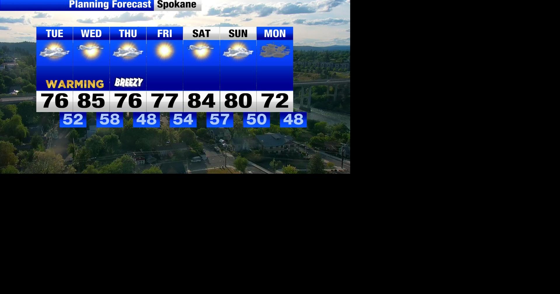 Warm and sunny weather expected to wrap up May in Spokane | Weather ...